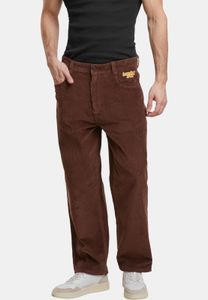 lässige Homeboy Herren Jeans Reißverschluss Taschen 730 g/m² mit Baumwolle Braun