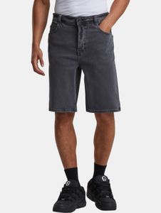 bequeme Homeboy Herren Shorts Stretch Reißverschluss gesteppt mit Baumwolle Anthrazit