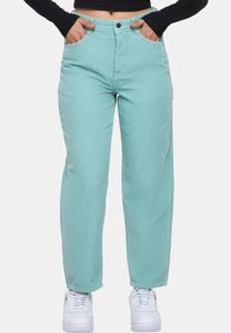 bequeme Homeboy Damen Jeans 730 g/m² mit Baumwolle Türkis