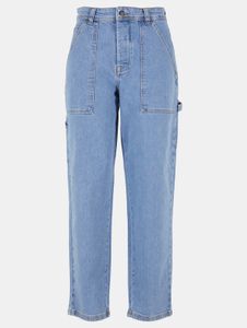 stylische Homeboy Damen Jeans mit Baumwolle Blau