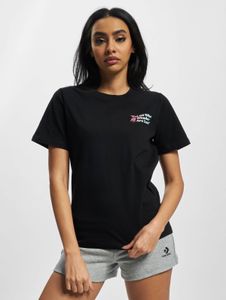 sportliches Converse Damen T-Shirt mit Baumwolle Schwarz