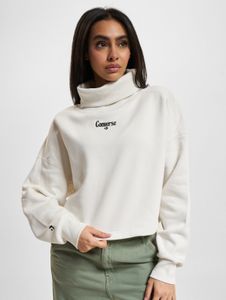 modernes Converse Damen Sweatshirt mit Baumwolle Weiß