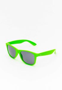 Stylish MSTRDS unisex sunglasses, neon green