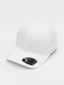 Cappellino sportivo unisex Flexfit, trapuntato elasticizzato, 269 g/m², in cotone, bianco