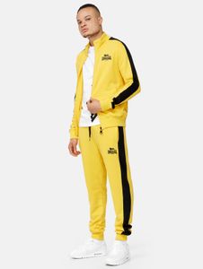 Pantalones modernos de hombre Lonsdale London de algodón, color amarillo.