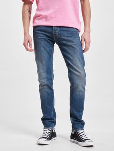 bequeme Jack & Jones Herren Jeans Slim Fit Stretch mit Baumwolle Blau