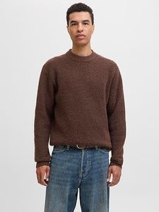 Comfortable Jack & Jones men's sweatshirt, brown