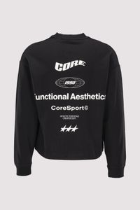 Sweat-shirt décontracté Jack & Jones pour homme, en coton noir
