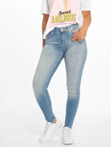 lässige Only Damen Jeans Skinny Fit Stretch mit Baumwolle Blau