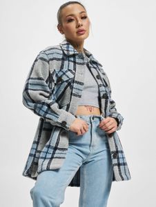 stylische Only Damen Jacke Taschen Grau