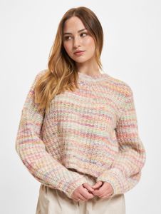 Felpa da donna Soft Only, beige/multicolore