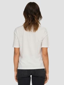 T-shirt sport Only pour femmes, en coton blanc
