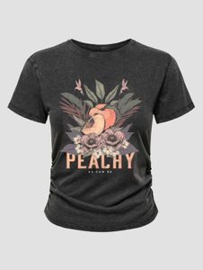 sportliches Only Damen T-Shirt mit Baumwolle Schwarz