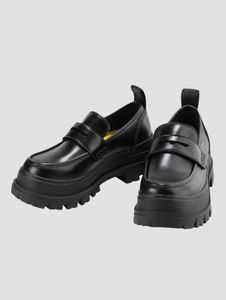 lässige Buffalo Damen Sneaker Schwarz