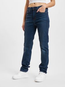 bequeme LEVI´S Damen Jeans Straight Fit Stretch mit Baumwolle Blau