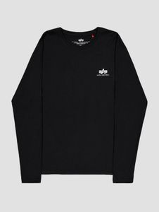 Casual Alpha Industries men's sweatshirt with cotton, black