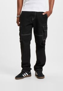 Eleganti jeans da uomo Only & Sons, modello dritto, in cotone, colore nero.