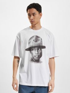 Camiseta de hombre Modern Redefined Rebel de algodón, color blanco.