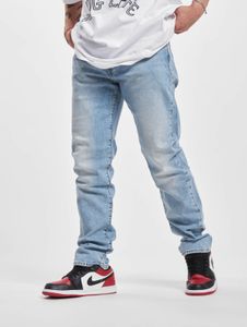 Eleganti jeans da uomo Levi's, vestibilità dritta, elasticizzati, con tasche, in cotone, blu