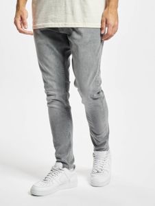 Cómodos pantalones vaqueros ajustados elásticos de algodón, color gris, para hombre, talla 2Y Premium.