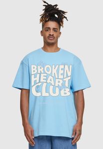Comoda t-shirt oversize da uomo in cotone di 2Y Studios, azzurra.