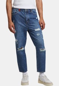Comodi jeans da uomo 2Y Premium in denim con cotone, blu