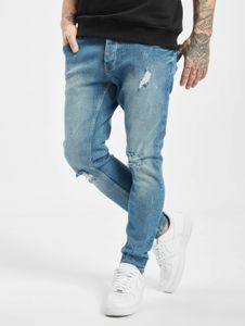 Jeans da uomo Modern 2Y Premium, vestibilità slim, con cerniera, colore blu.