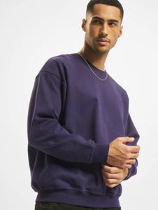 Felpa da uomo Modern 2Y Premium con polsini a coste, in cotone, colore lilla-violetto.