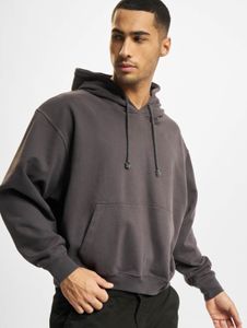 Sweat à capuche décontracté 2Y Premium pour homme, avec cordon de serrage, en coton gris.