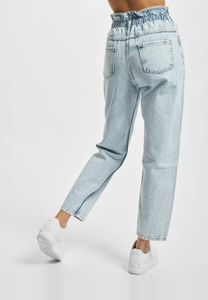 stylische 2Y Premium Damen Jeans Reißverschluss Taschen mit Baumwolle Blau