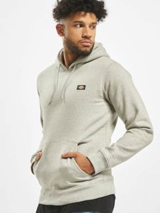 lässiger Dickies Herren Hoodie Kordelzug Rippstrick Grau