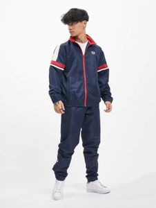 Pantalon Sergio Tacchini pour homme, confortable, avec fermetures éclair et poches, bleu marine