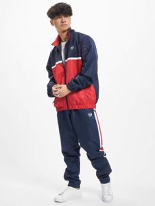 Comodi pantaloni da uomo Sergio Tacchini con cerniera e tasche, blu navy