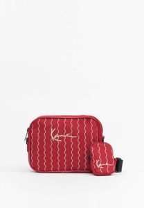 Versatile borsa unisex Karl Kani con cerniera, rossa