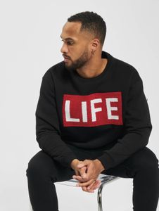 Sweat-shirt décontracté VSCT pour homme, noir, avec poignets côtelés