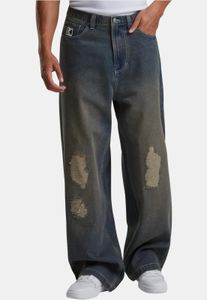 Jean décontracté Karl Kani pour homme, en coton bleu