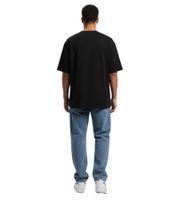 Casual Karl Kani men's jeans with cotton, blue