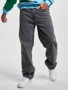 Casual Karl Kani men's jeans with zip pockets, 650 g/m² cotton, blue