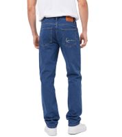 Casual Karl Kani men's jeans with zip pockets, 650 g/m² cotton, blue