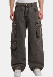 moderne Karl Kani Herren Jeans mit Baumwolle Grau