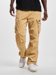moderne Karl Kani Herren Jeans Reißverschluss Taschen 370 g/m² mit Baumwolle Beige