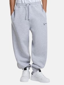 stylische Karl Kani Herren Jogginghose 375 g/m² mit Baumwolle Stoff-Hose Lounge-Wear Grau