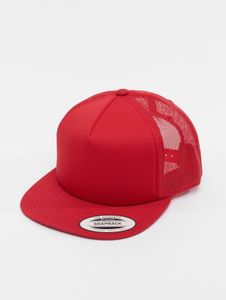 coole Checked Flanell Unisex Cap Mesh 330 g/m² Rot