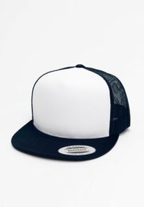 Casquette unisexe Cool Flexfit, maille, 205 g/m², bleu/blanc