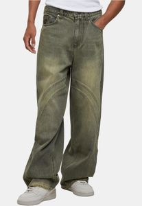 stylische Karl Kani Herren Jeans mit Baumwolle Schwarz/Grün