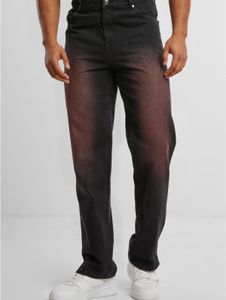 lässige Karl Kani Herren Jeans mit Baumwolle Schwarz