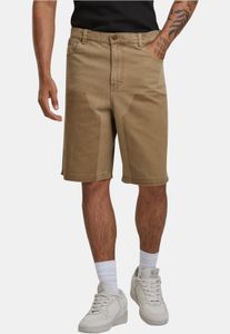 bequeme Karl Kani Herren Shorts 385 g/m² mit Baumwolle Beige