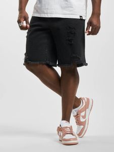 stylische Karl Kani Herren Jeans Reißverschluss Taschen mit Baumwolle Schwarz