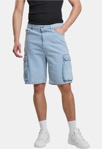 leichte Karl Kani Herren Shorts mit Baumwolle Hell-Blau