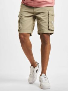 lässige Karl Kani Herren Shorts Reißverschluss Taschen mit Baumwolle Grün